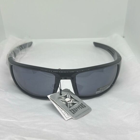 Choppers Model 6765 Wrap Sunglasses UV400 Protection Men’s Biker Style - Picture 3 of 3
